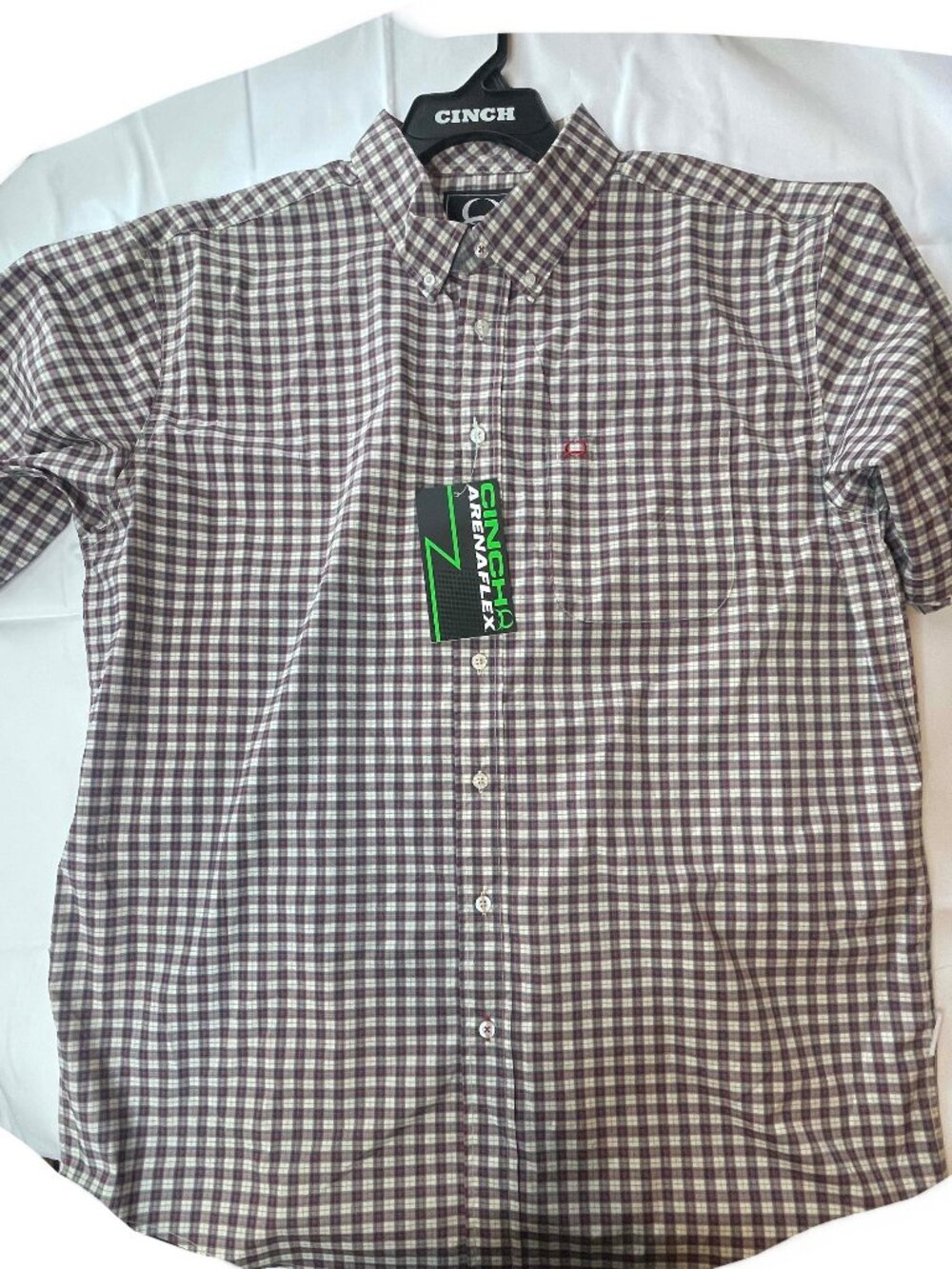 XL Short Sleeve Mens Cinch Arena Flex Shirt